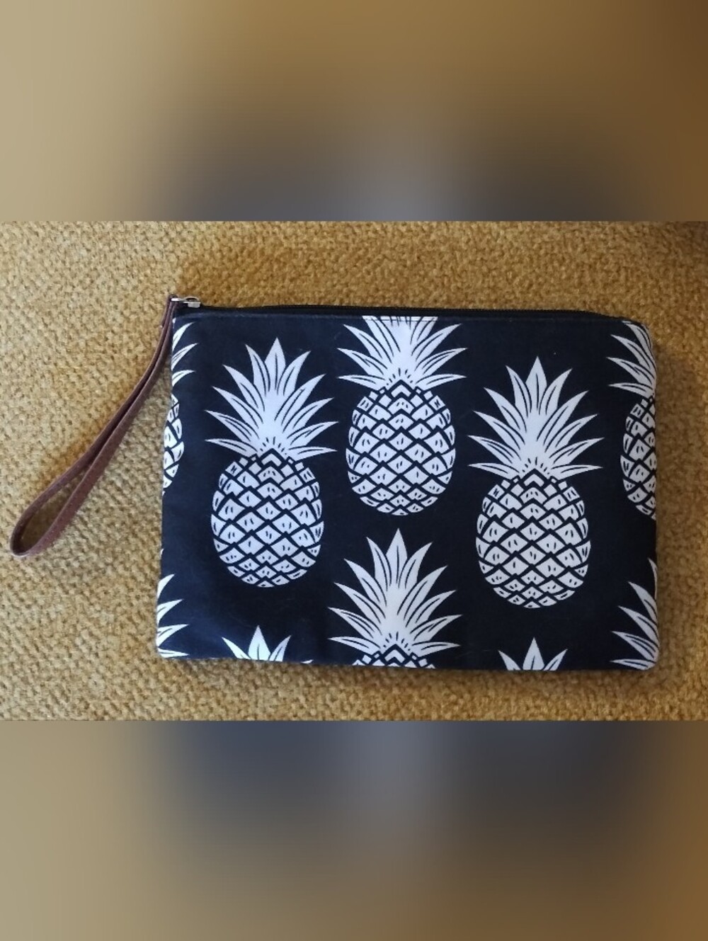Seven Islands Canvas Clutch